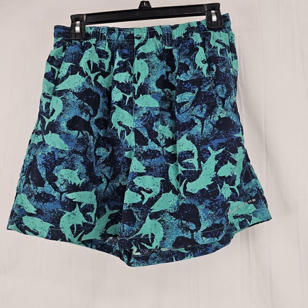 Columbia Mens S Small Swim Trunks Blue Board Shorts Super Backcast Water